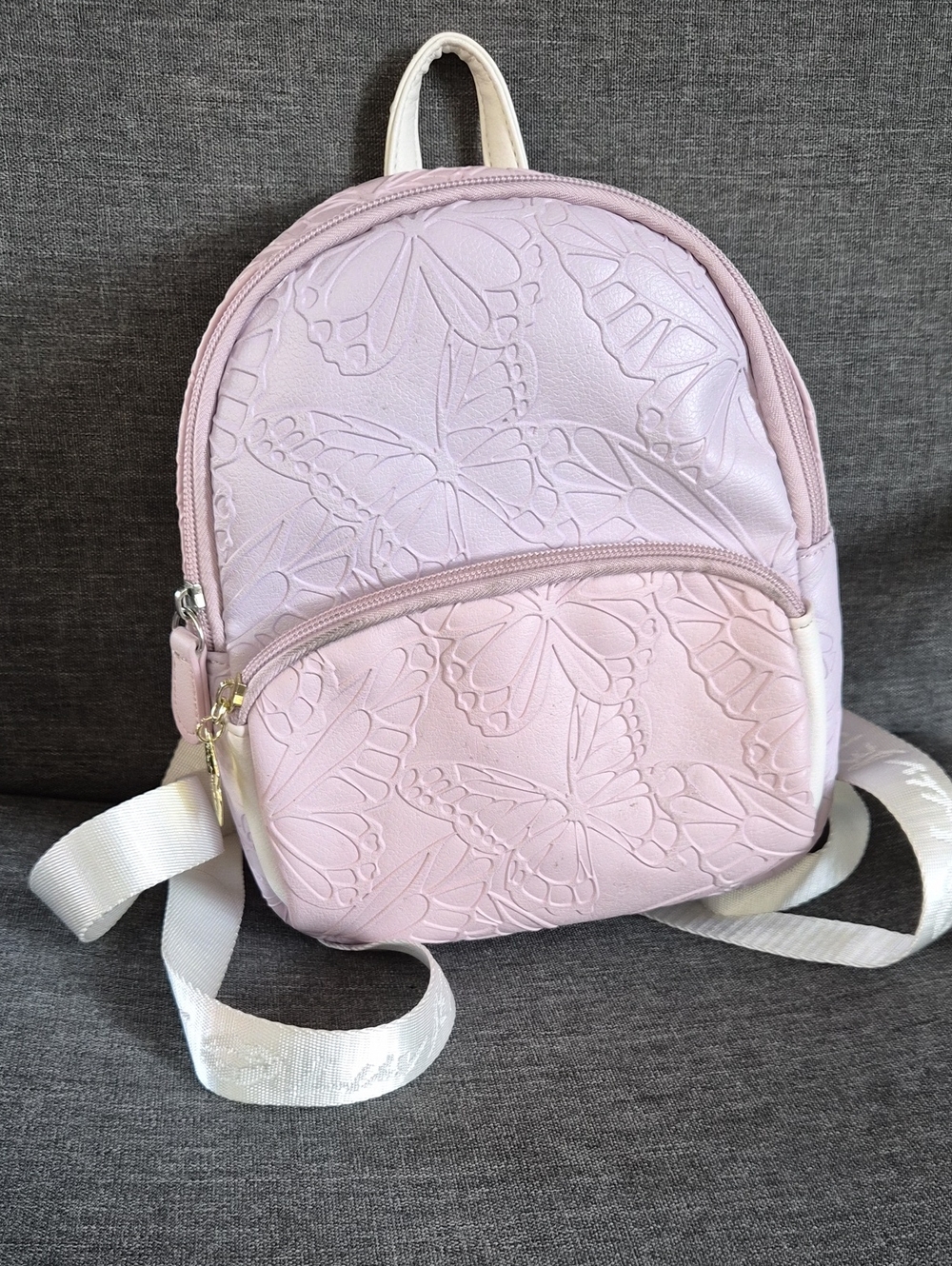 Betsey Johnson Pink Lavender Ombre Butterfly Mini Backpack